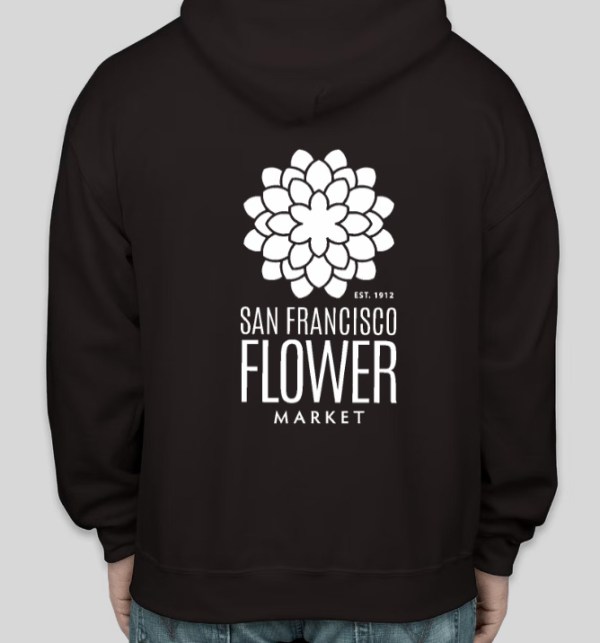 SF Flower Market Zipper Hoodie - Image 3