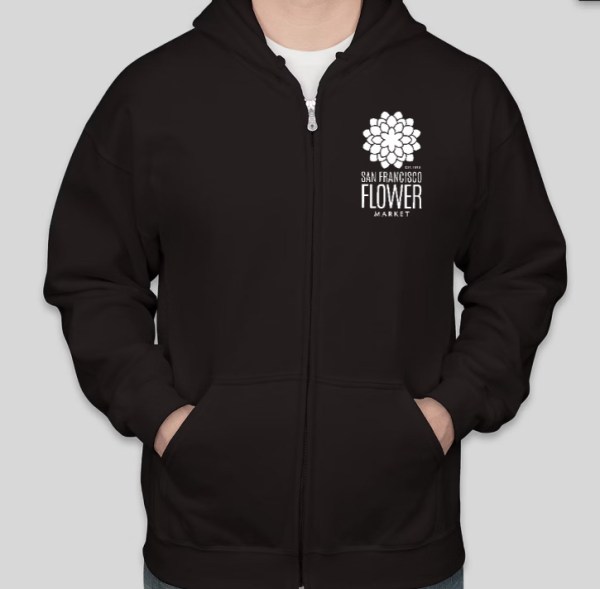 SF Flower Market Zipper Hoodie - Image 2